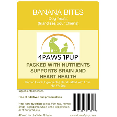 4Paws 1Pup Banana Bites Dog Treats