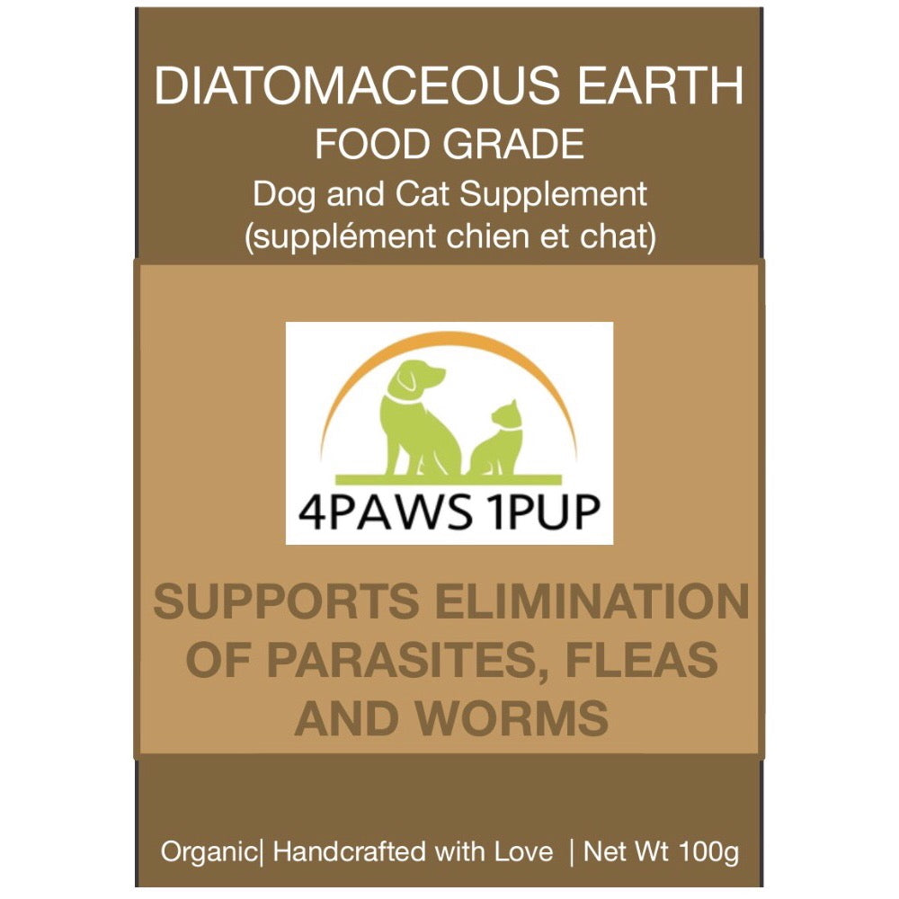4Paws 1Pup Food Grade Diatomaceous Earth Dog and Cat Supplement