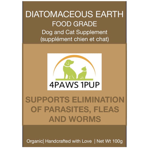 4Paws 1Pup Food Grade Diatomaceous Earth Dog and Cat Supplement