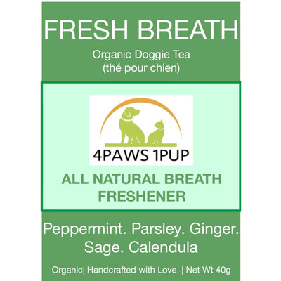 4Paws 1Pup Organic Fresh Breath Doggie Tea
