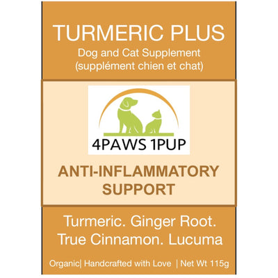 4Paws 1Pup Organic Turmeric Plus | Golden Milk for Dogs