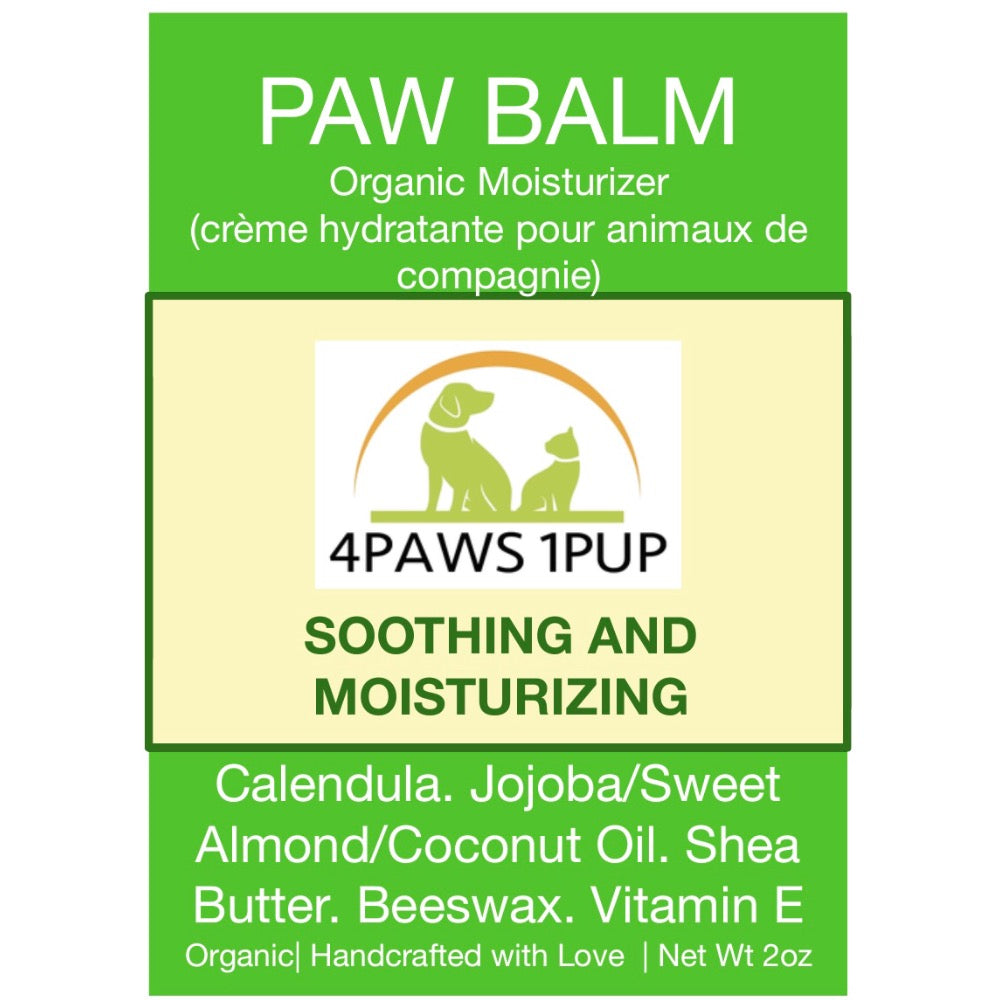 Organic Paw Balm | Natural Pet Care | 4Paws 1Pup