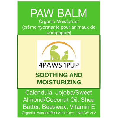 Organic Paw Balm | Natural Pet Care | 4Paws 1Pup