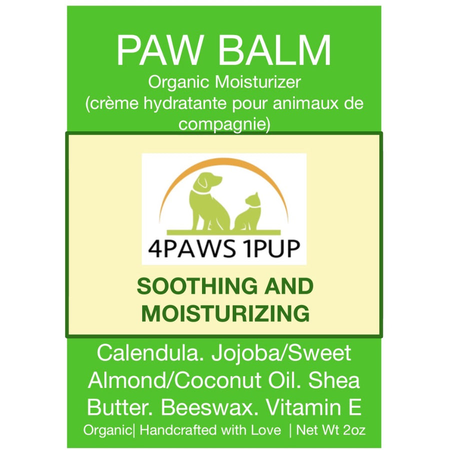 Organic Paw Balm | Natural Pet Care | 4Paws 1Pup